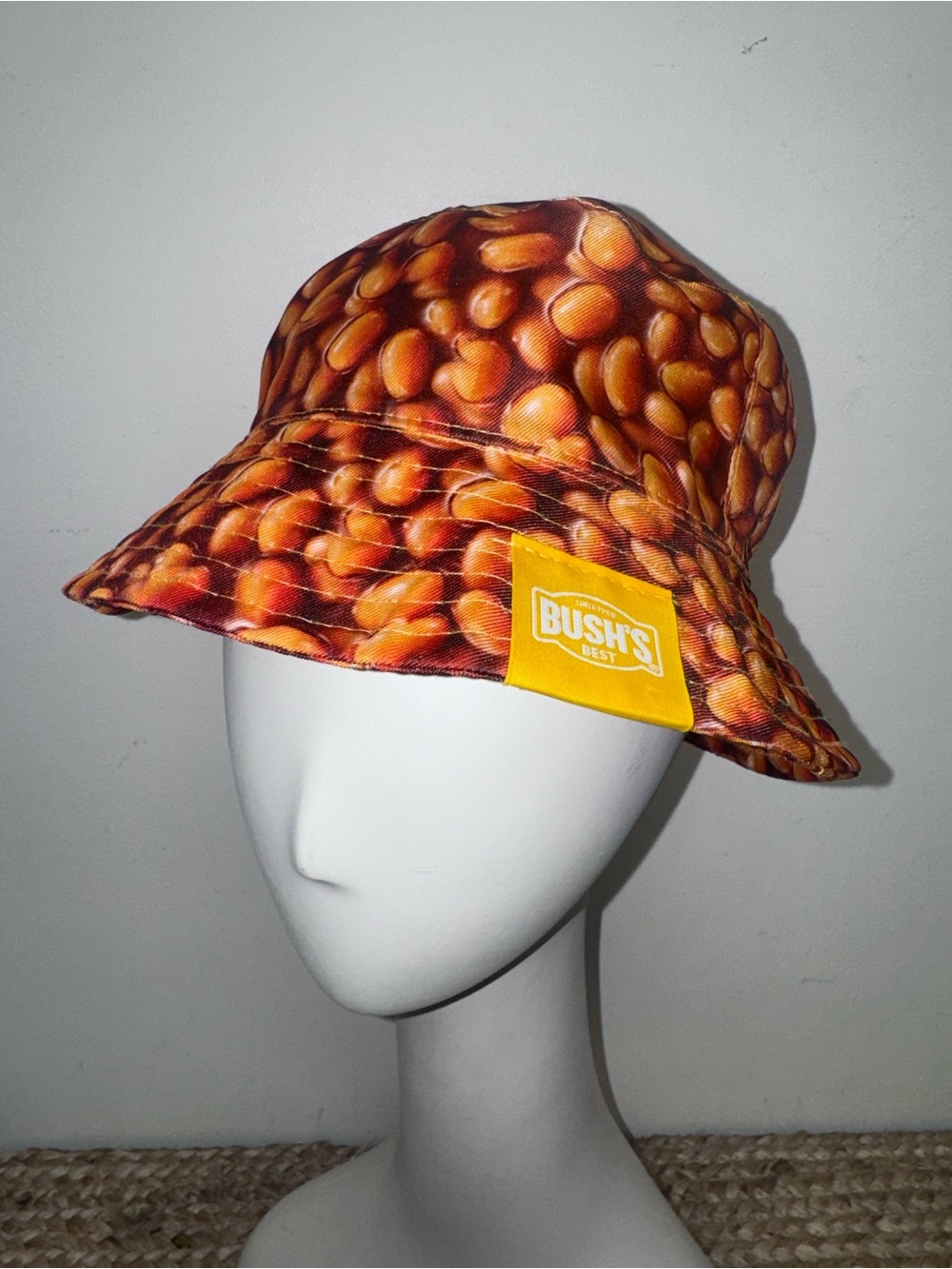 Bush’s Best Beans Allover Print Reversible Bucket Hat